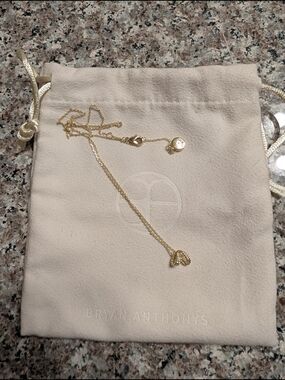 Bryan Anthonys Gold Double-Heart Necklace